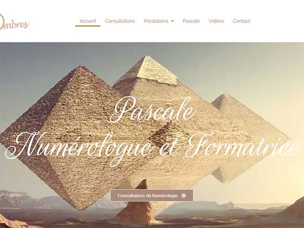 Site Lumière et N'ombres | Création ADevConcept