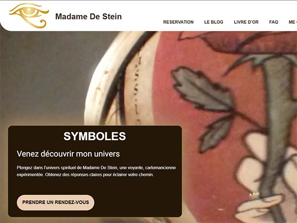 Site Madame De Stein | Création ADevConcept