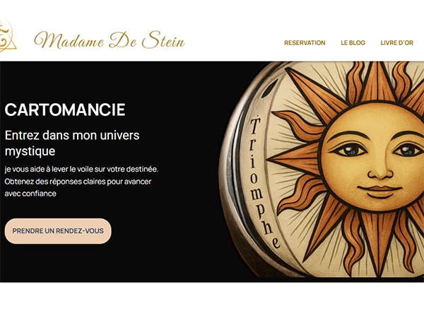 Site de voyance Madame De Stein | AdevConcept